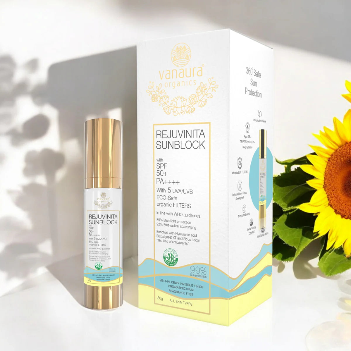 Basic Summer Tan Defense Combo for 14+ (14 - 22 years) - Sunblock, Gold