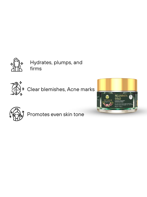 Rejuvinita Gold 32+ ( for 32-45yrs) -Overnight Regenerist Nourishing Cream- 50g