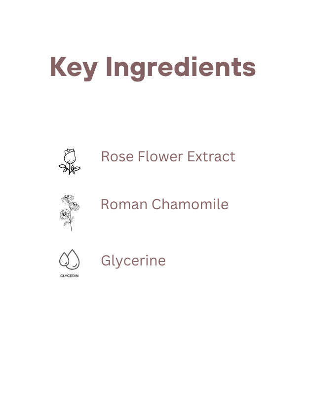 Roman Chamomile and Rose Soothing facial toner mist-100ml