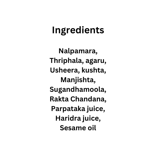 Nalpamaradi Thailam Face And Body Golden Radiance Oil - Vanaura Organics