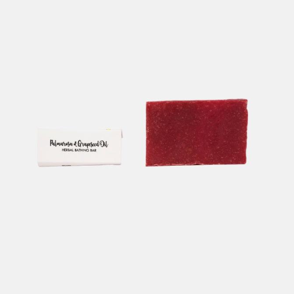 Palmarosa And Grapeseed Oil Herbal Bathing Bars (Rejuvenating, Anti Ageing, Brightening) - Vanaura Organics