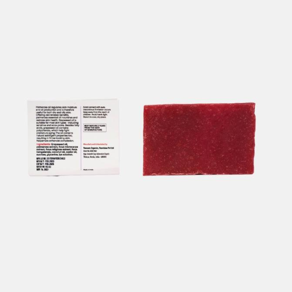 Palmarosa And Grapeseed Oil Herbal Bathing Bars (Rejuvenating, Anti Ageing, Brightening) - Vanaura Organics