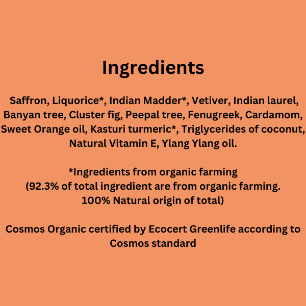 Saffron+14 herbs, Night repair beauty elixir-15ml- vanaura organics