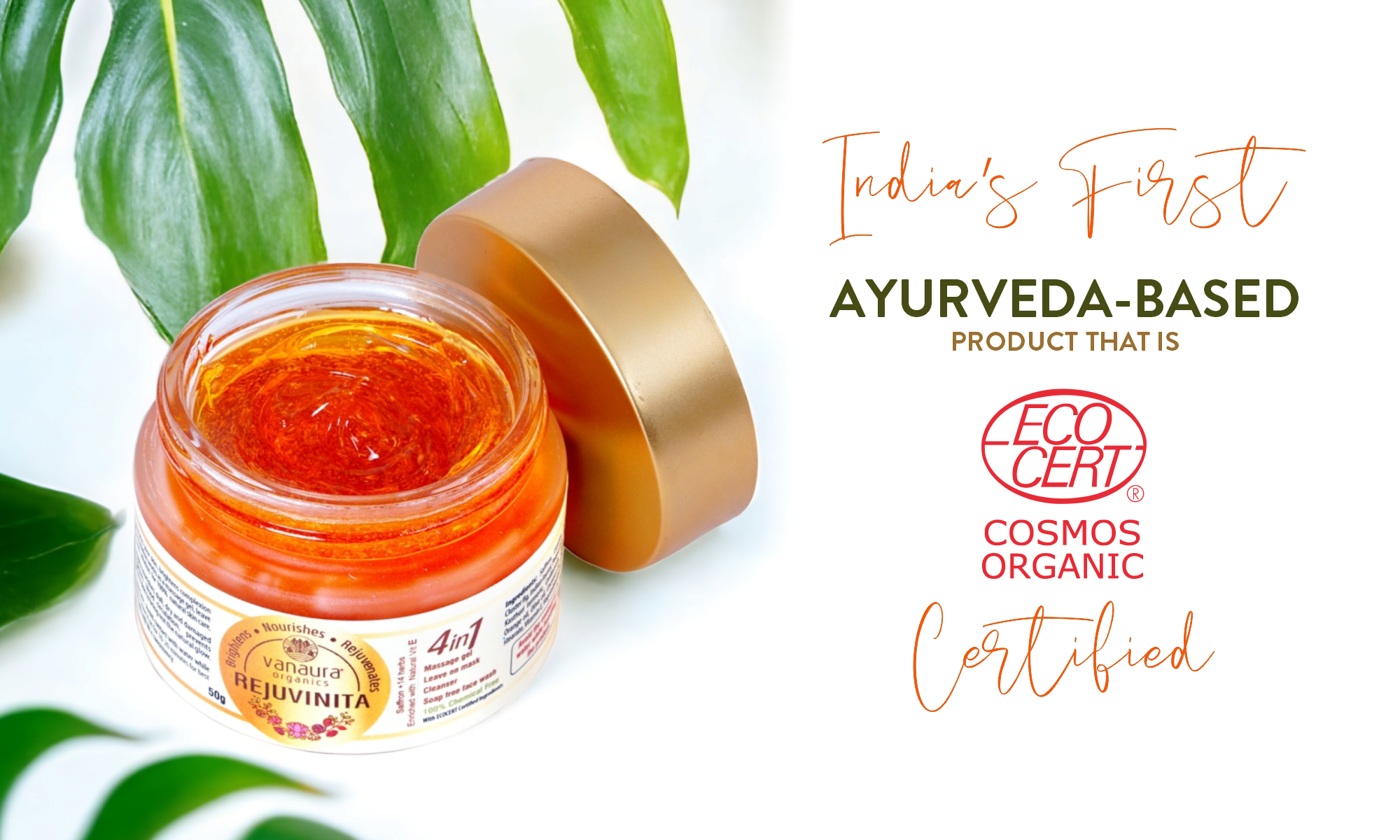 Rejuvinita – India’s First Ayurveda-based Product that is Cosmos Organic Certified