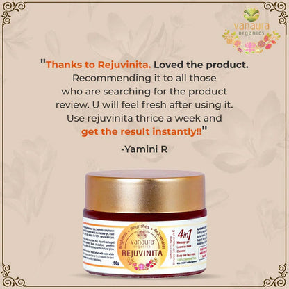 Rejuvinita 4 In 1 Organic Gel - 1Lakh+ Bottles Sold- 50g- vanaura organics