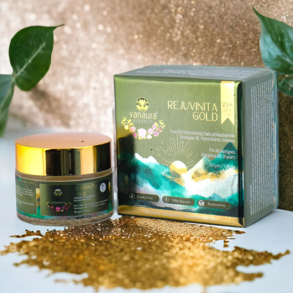 Rejuvinita Gold 23+ (For 23-31yrs)-Overnight Regenerist Nourishing Cream- 50g- vanaura organics