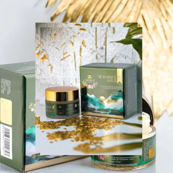  Rejuvinita Gold 23+ (For 23-31yrs)-Overnight Regenerist Nourishing Cream- 50g- vanaura organics