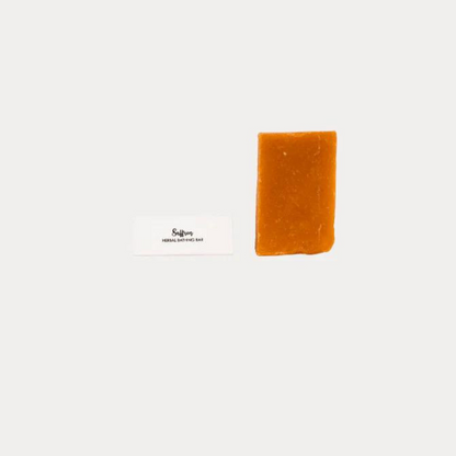 Saffron Herbal Bathing Bar- (Rejuvenating, Brightening, Clarifying)-125g - vanaura organics