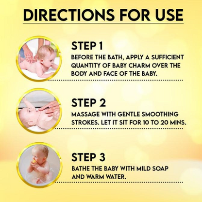 BABY CHARM, Before Bath Massage Butter, Nurturing aura to your baby&