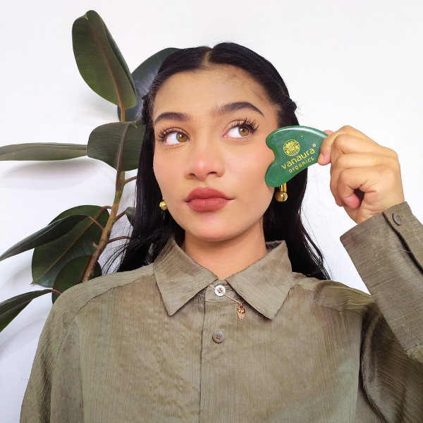 Jade GuaSha - Face Sculpting Jade GuaSha Stone - vanauraorganics