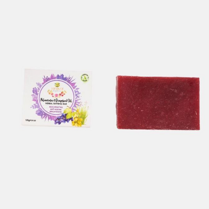 Palmarosa And Grapeseed Oil Herbal Bathing Bars (Rejuvenating, Anti Ageing, Brightening) - Vanaura Organics