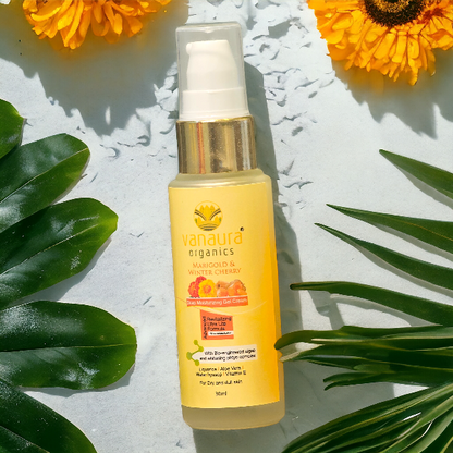 Mini pack-Marigold and winter cherry deep moisturizing gel cream - For dry skin and Dry hot/cold climate -30ml