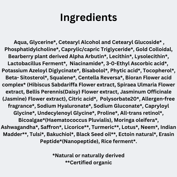  Rejuvinita Gold 46+ (For 46-60+Yrs)-Overnight Regenerist Nourishing Cream-50g- vanaura organics