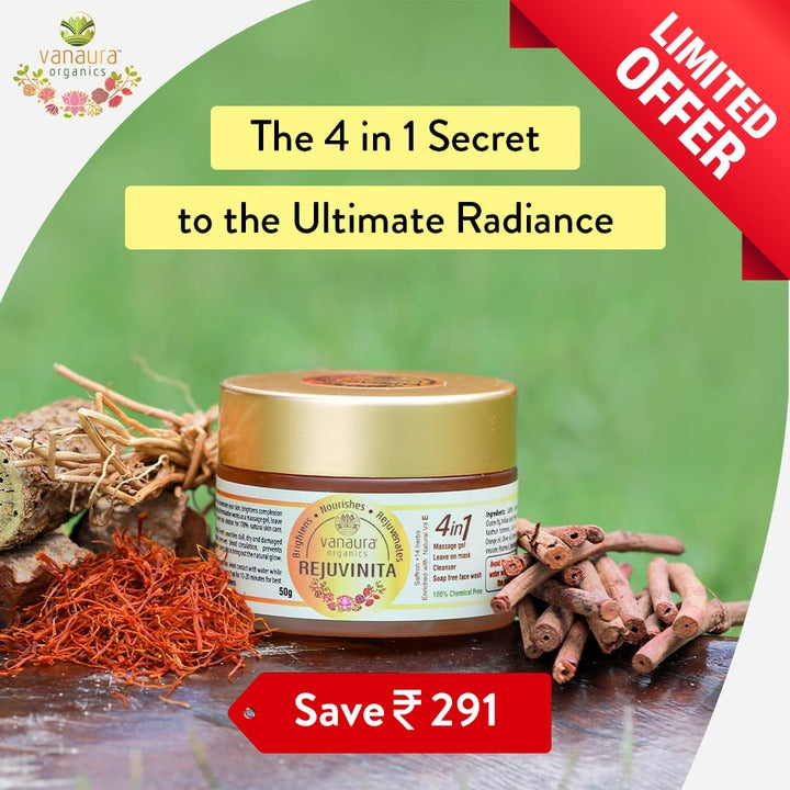 Rejuvinita 4 In 1 Organic Gel - 1Lakh+ Bottles Sold- 50g